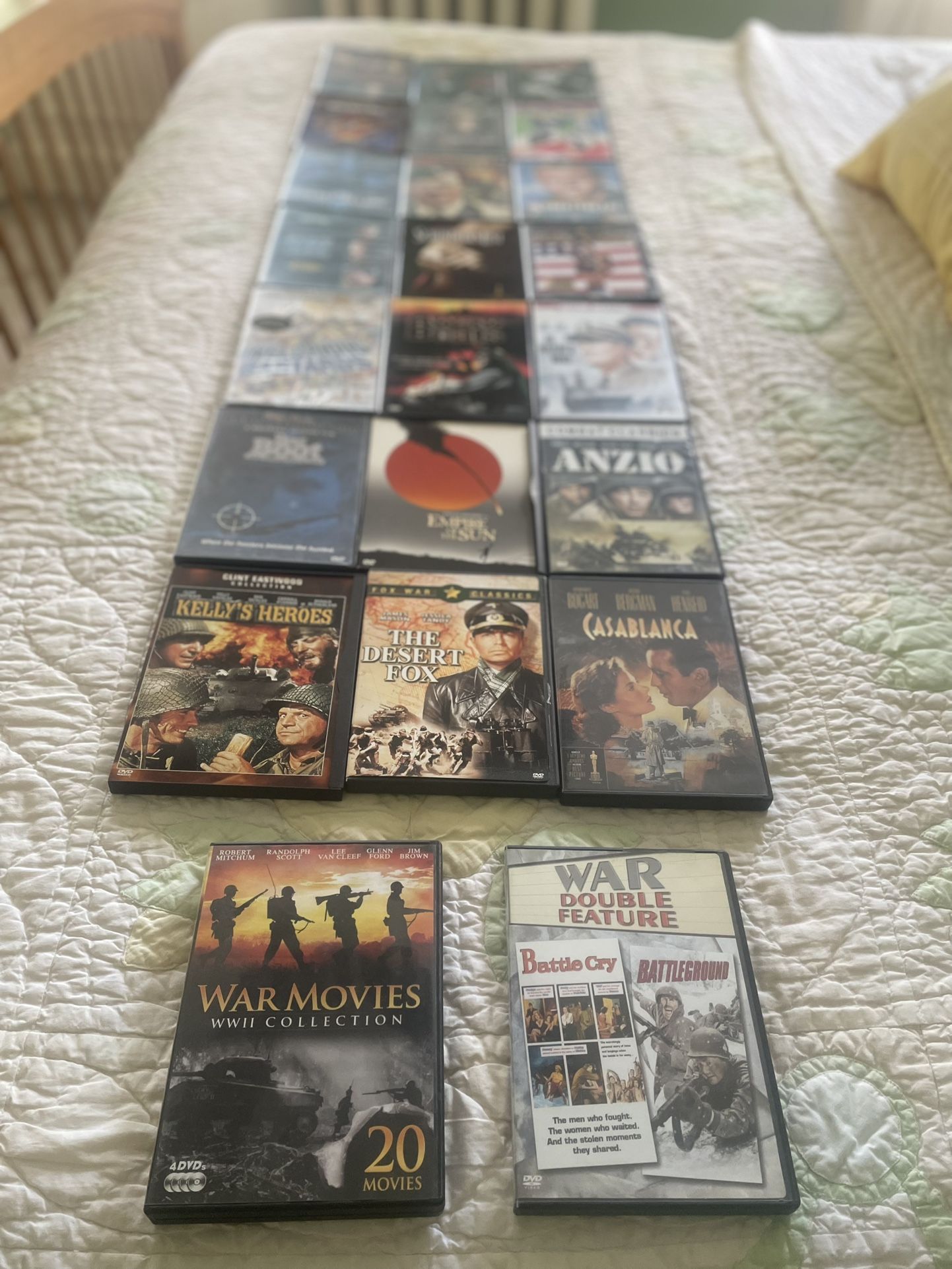 World War 2 Movies, Your Choice 3/$5 See Below For List
