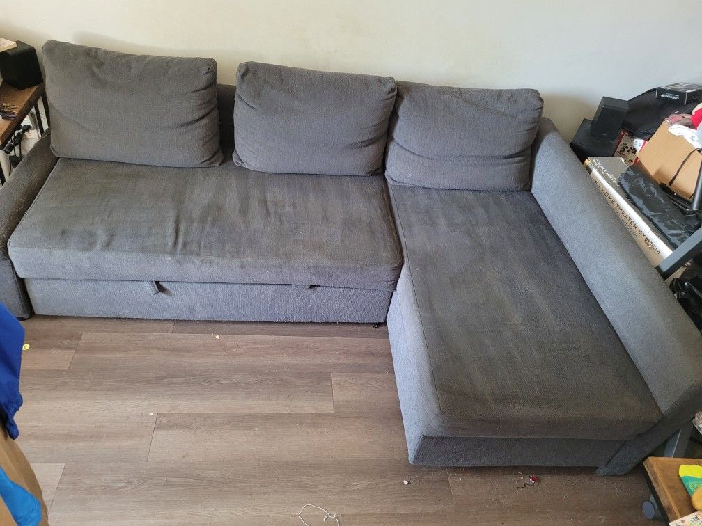 Ikea Friheten Sleeper Sectional, 3 Seat W/storage 