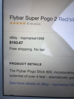 Super Pogo 2 – Flybar