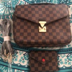 New Brown Crossbody Purse, And Wallet