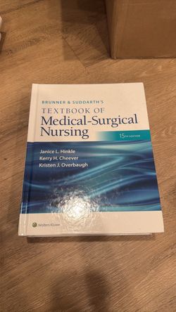 Medical surgical nursing book
