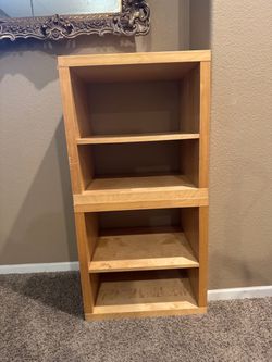 Two shelves or nightstands
