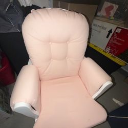 Pink Rocking chair