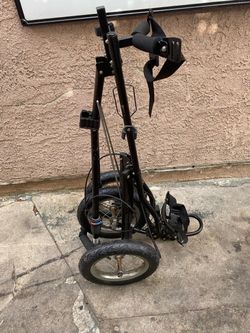 Folding Golf Push Trolley Cart