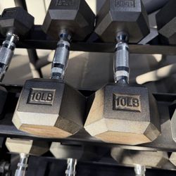  Vesta Fitness Cast Iron Hex Dumbbells – $1 per lb