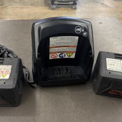 Set of STIHL 36v 1.4ah batteries and charger nothing sold separate no trades pick up in Tacoma FIRM PRICE 