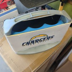 OFFICIAL NFL SAN DIEGO CHARGERS "COOL SIX COOLER" CAN BOTTLE FREEZER

