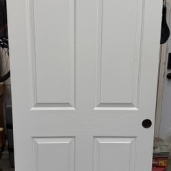 2 Sliding Closet Doors White Four panel 36” X 78” 