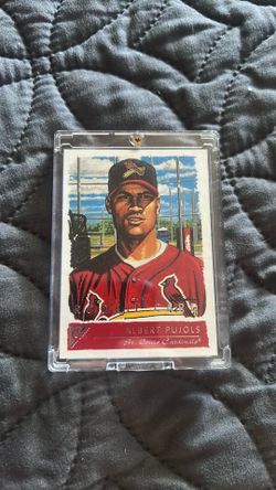 Albert pujols rookie card