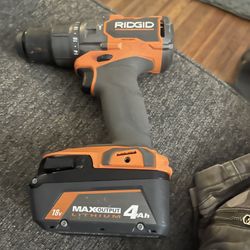 Ridgid Drill And Battery Only