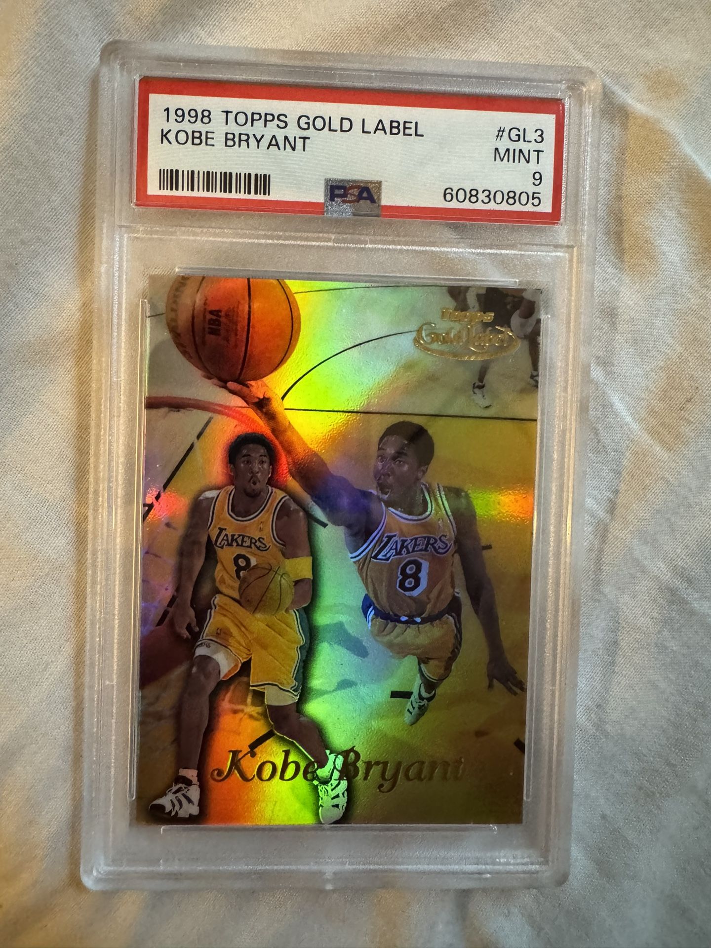 1998 Topps Gold Label Kobe Bryant