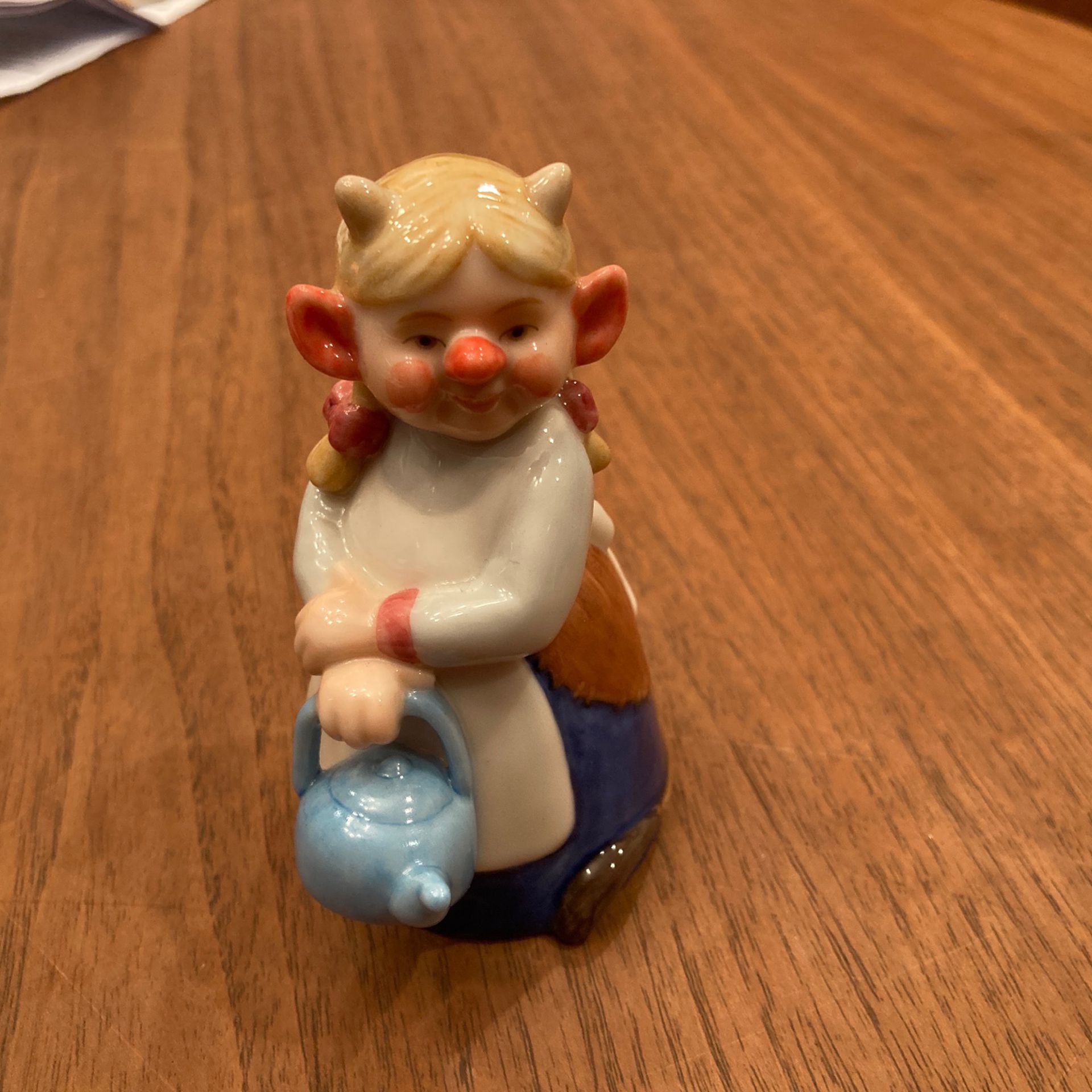 Royal Copenhagen Troll Mother With Kettle Figurine