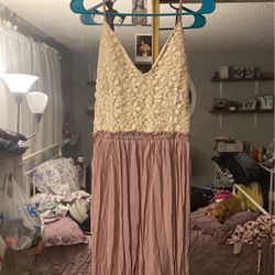 Lavender Maxi Dress L