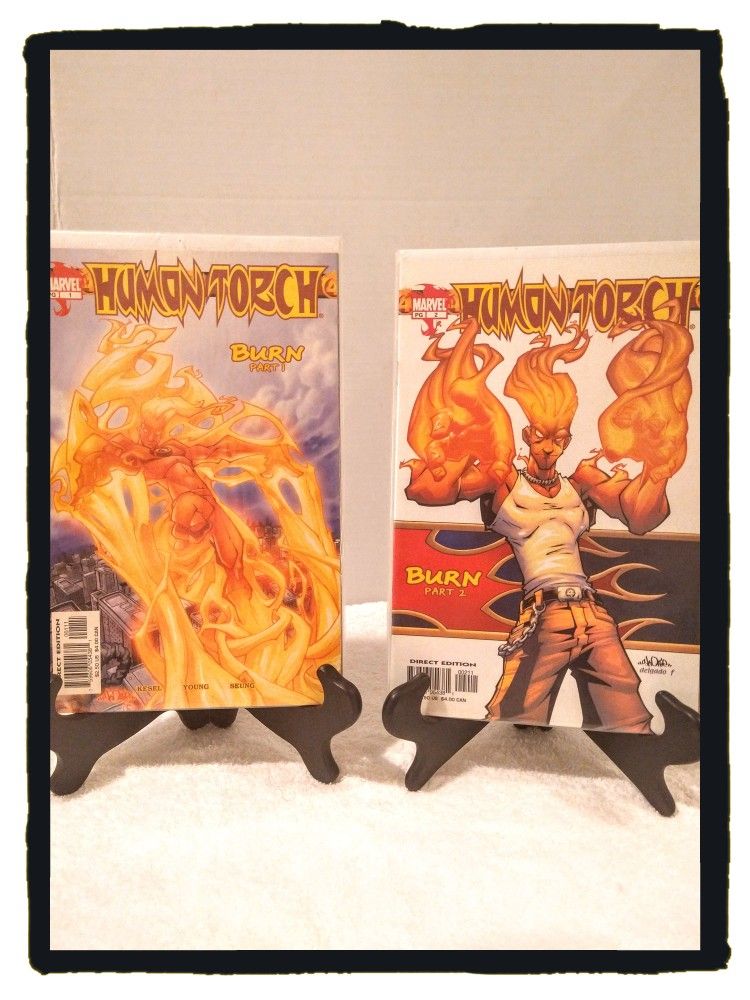 🔥 Human Torch - BURN 🔥 Comic Books (6-pcs) - Part 1-6 **MATURE READING**