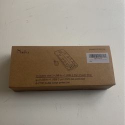 8 Outlets 3 USB Type -c Port Power Outlet 