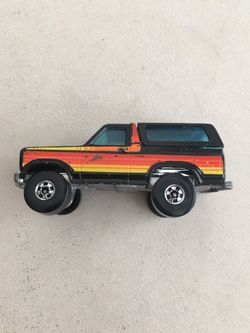 Vintage 1980s hot wheels, Ford bronco