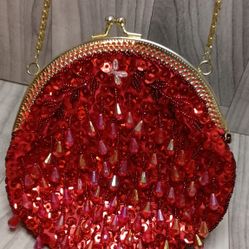 Ruby Red Coin Purse