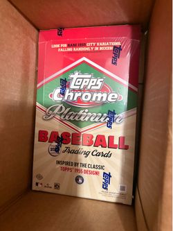2025 Topps chrome platinum hobby box