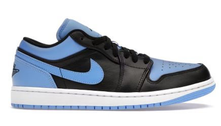 Air Jordan 1 Low Size 10 Black/University Blue