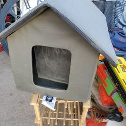 SMALL PORTABLE FABRIC PET HOUSE(DIRTY)