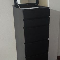 Ikea Malm 6-Drawer  Dresser / Chest With Mirror 