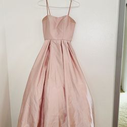 Pink Silk Dress 
