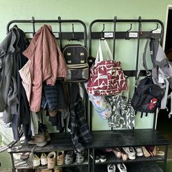 IKEA NIPÅSEN shoe / storage rack with hooks 50% off i