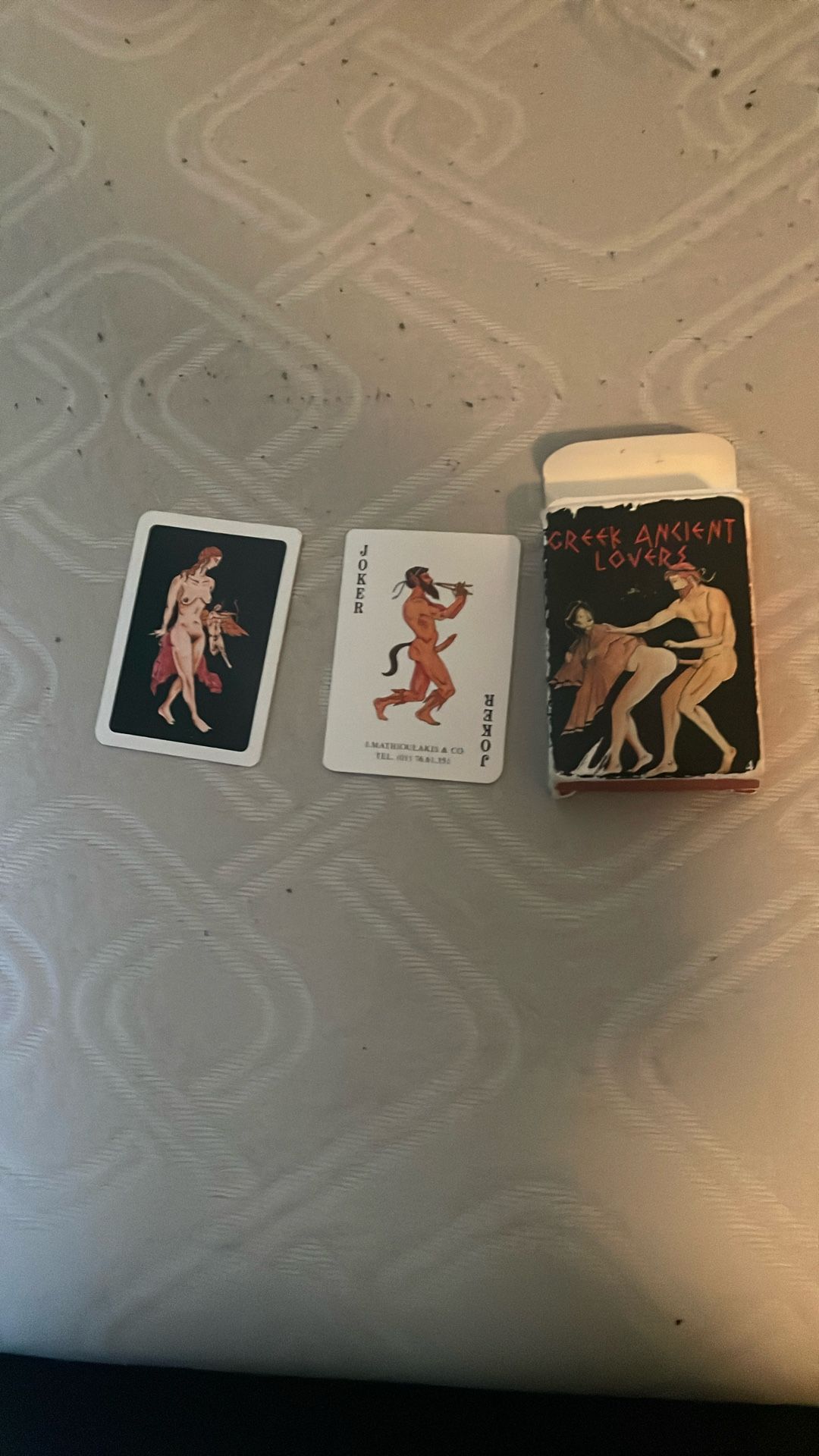 Greek Ancient Lovers Playing Cards