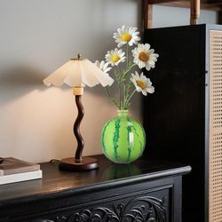 Watermelon Vase, Unique Fruit Vase, Ceramic Decorative Jar for Home Decor.