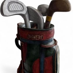Golf Statue