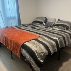 King size mattress && frame