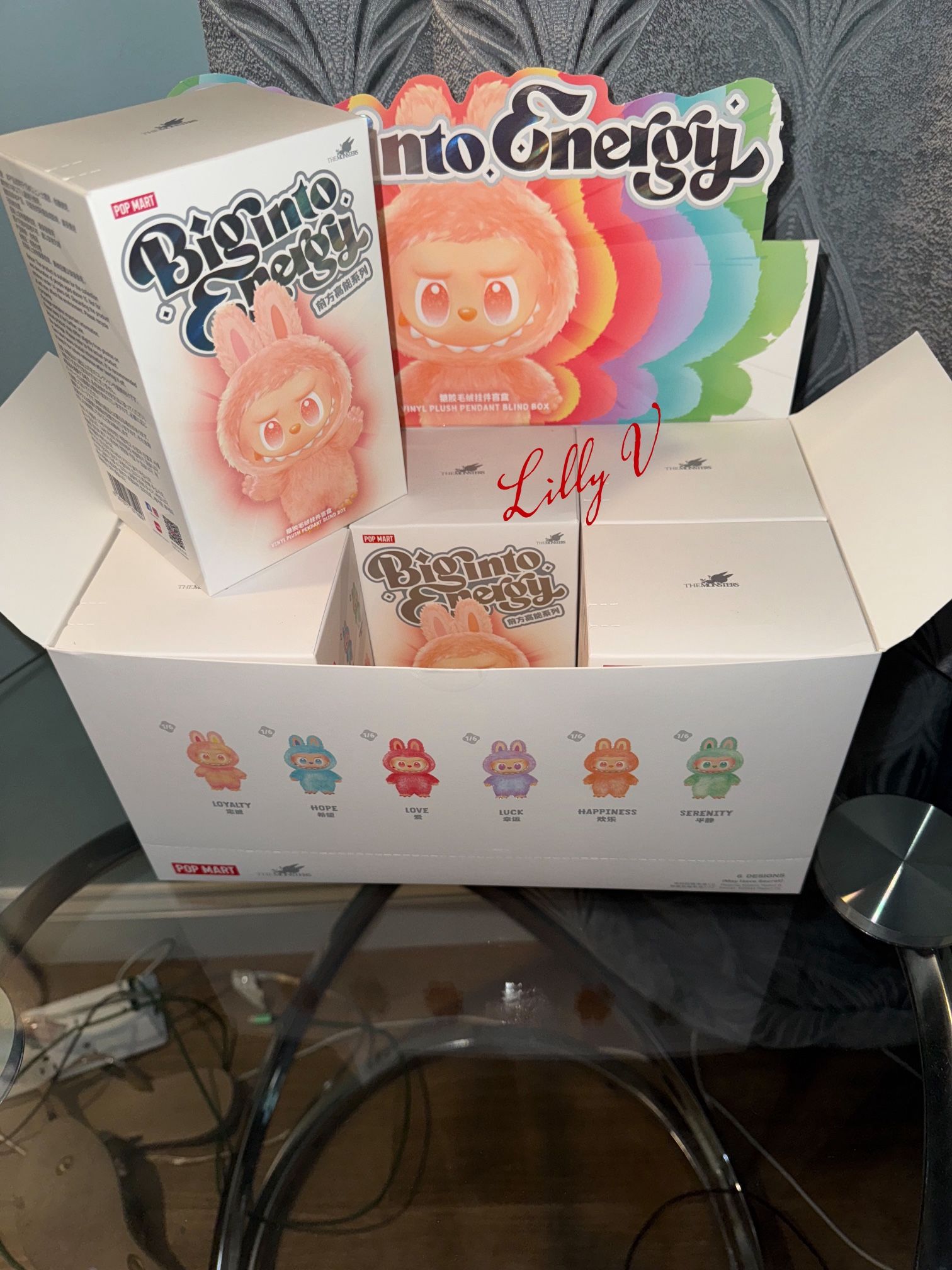 Brand new 100% Authentic Big Into Energy Labubu Box Set