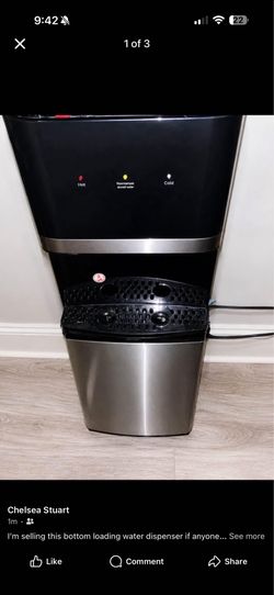 Bottom Loading Water Cooler Dispenser – Hot & Cold – Stainless Steel Brand New