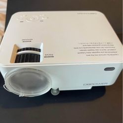 DBPOWER T20 LCD Mini Home Projector 1080P HDMI USB SD Card VGA AV TV 1800 Lumens