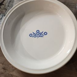 Corning Ware  Blue Cornflower Pie Pan