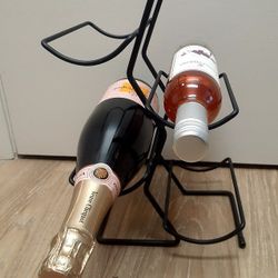 4 Bottle Wine Rack Display