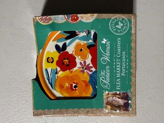 BNWT The Pioneer Women Flea Market Coasters 4pc