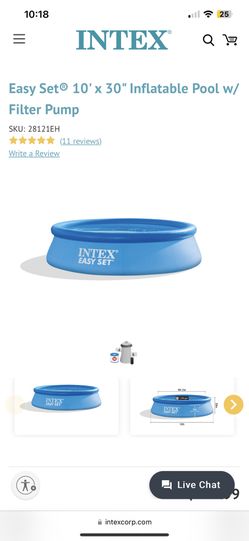 Inflatable sealed 10x30 swimming pool