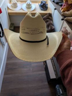 Straw cowboy hat