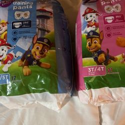 Various Pull Ups And Diapers