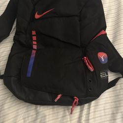 New Nike Hoops Elite Backpack Black/Pink Rare Clear Buckle