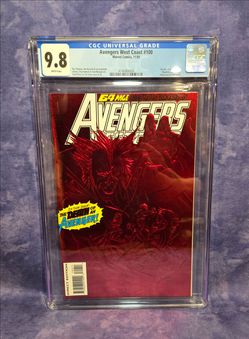 Avengers West Coast #100, 1993 CGC 9.8 WP Death of Mockingbird