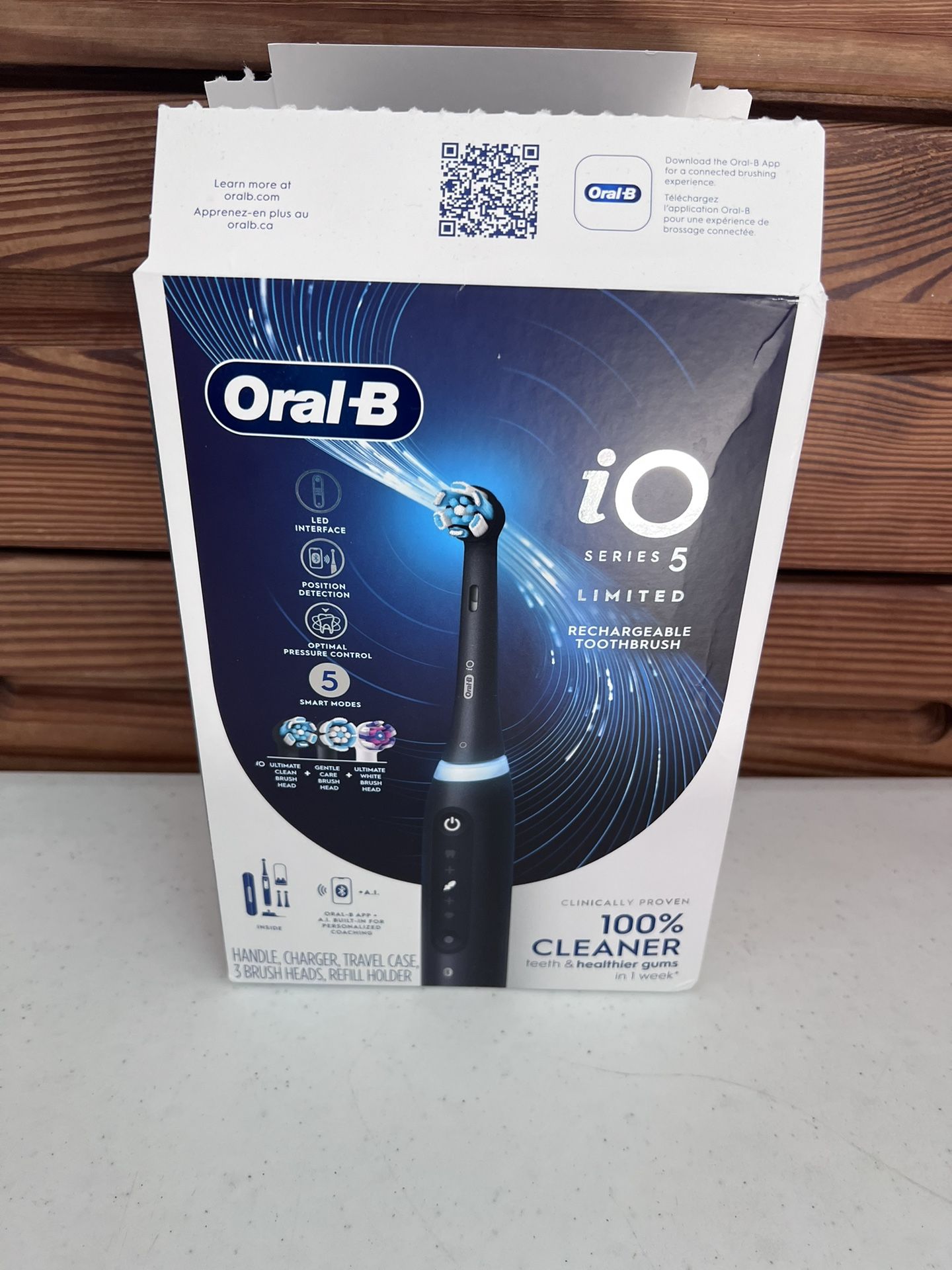Oral- B iO Series 5 Electric Toothbrush for adults. Open Box Never User. Tested The Speed Visually And Its Too Fast For Me.