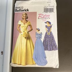 Butterick B6022 Sz’s 14-22