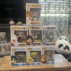 Anime Funko Pop Lot/Bundle of 7
