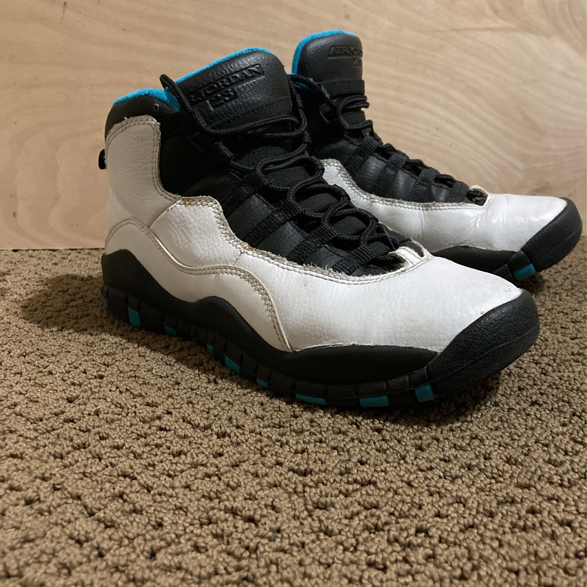 Powder blue air jordan cheap 10