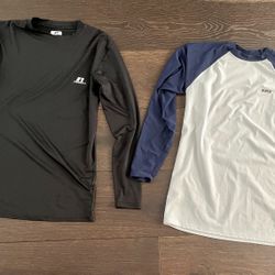 Baseball Tshirts Russell & Louisville Slugger Youth Large