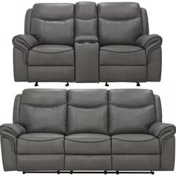 Ross 2 Pc Reclining Sofa And Loveseat Set