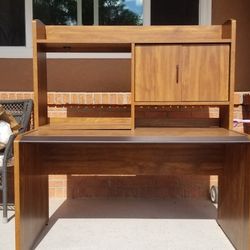 Study Desk with Book Shelf And Cabinet 
