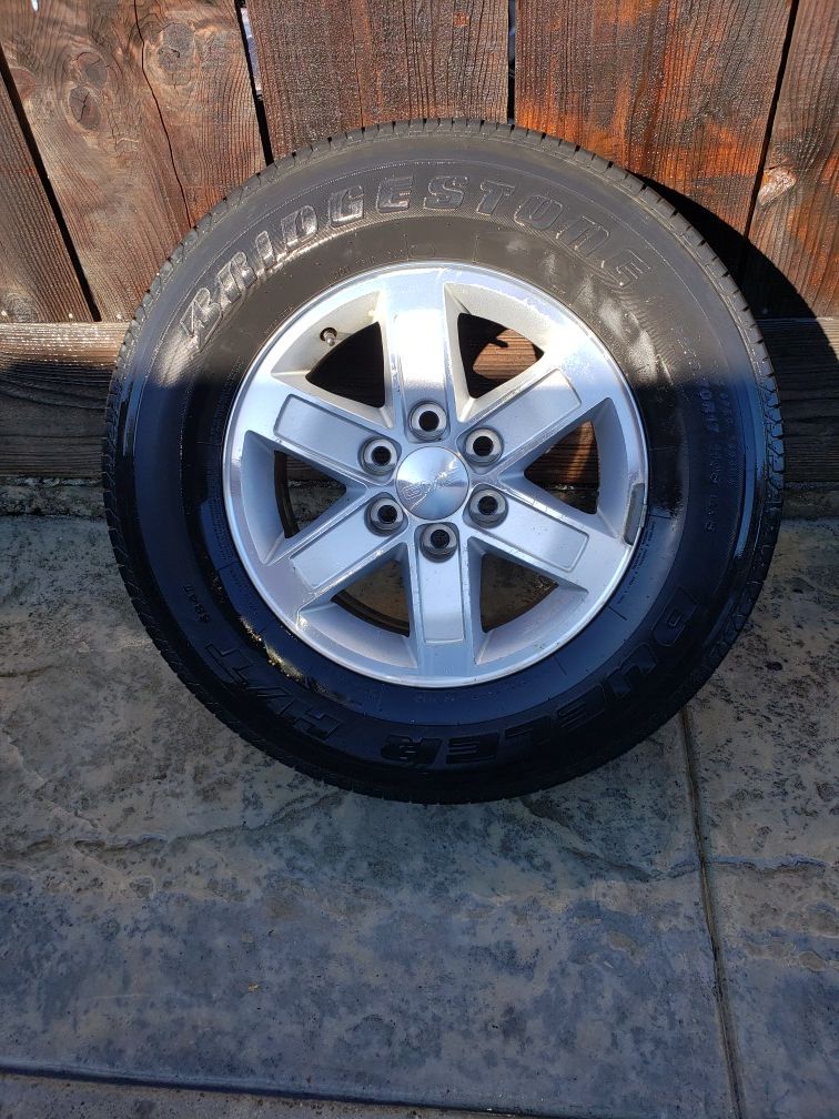 Gmc rims and used tires